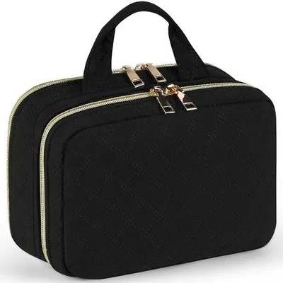 Produktbild von Große Kosmetiktasche für Damen – Wasserdichte Make-up-Tasche mit Reißverschluss