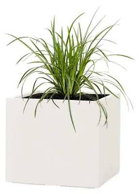 Produktbild von Pflanzkübel Cube Sand 28x28x28cm - Frostbeständiger Blumenkübel mit UV-Schutz