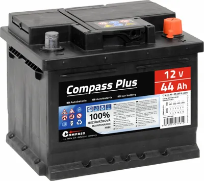 Produktbild von Autobatterie KOMPASS PLUS 12V 44Ah 360A