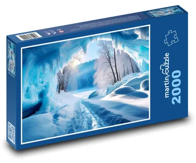Obrázek produktu pro Puzzle 2000 Zimní krajina s ledem - martinpuzzle