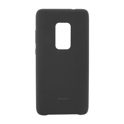 A black Huawei phone case is shown against a white background.