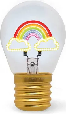 Zdjęcie produktu dla Legami S.p.A. Societa Benefit Company TISCHLAMPE GLUEHBRIN RAINBOW