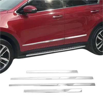 Zdjęcie produktu dla Listwa ochronna drzwi bocznych do Kia Sportage 2015-2021 chrom 4x