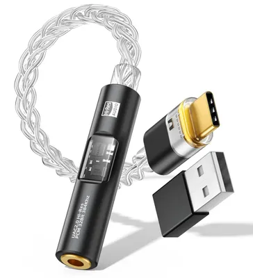 Immagine prodotto di Adattatore audio USB-C a 3,5 mm, convertitore da USB-C a jack audio da 3,5 mm