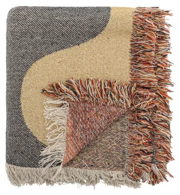 Productafbeelding van BLOOMINGVILLE | Arni deken, kleurrijk, mengvezels | 160 x 130 cm | 82063061