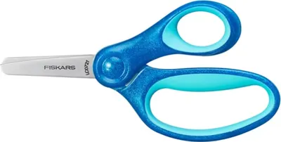 Produktbild von Fiskars 1064073, Kind, Gerader Schnitt, Einzelbild, Blau, Kunst-& Handwerksscheren, Stumpfe Spitzen