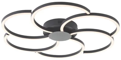 Produktbild von Brilliant Fico LED Deckenleuchte 65cm 32W Schwarz G80662/06