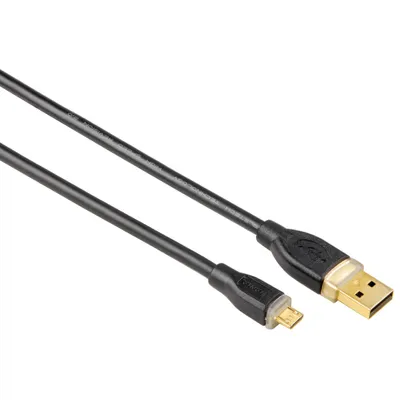 Immagine prodotto di Hama Cavo di collegamento USB, spina USB-A - spina Micro USB, 1,8 m, nero Cavo USB 1,8 m USB A nero
