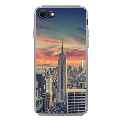 Produktbild von MuchoWow® Handyhülle Schutzhülle Hülle für iPhone 8 New York - Manhattan - Empire State Building Silikon Softcase Handy Hülle - Schutzhaube