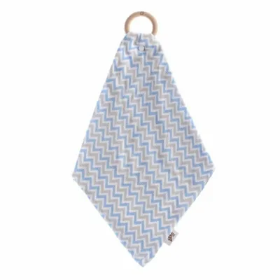 Produktbild von BMB Beißring mit Windel - Chevron Baby Blau