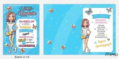 Imagen del producto de Tarjeta de regalo Bueno B6 con sobre, diseño número 14
