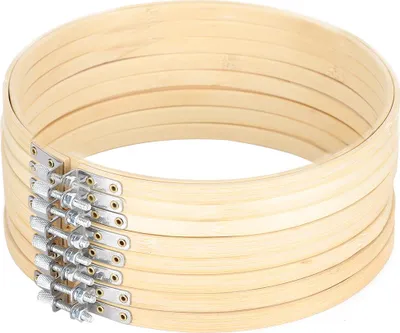 Obrázok produktu pre Vyšívací rám, nastaviteľný, rám na krížikový steh, kruh, napínacia spona, šijacie nástroje, 8 kusov, 20 cm