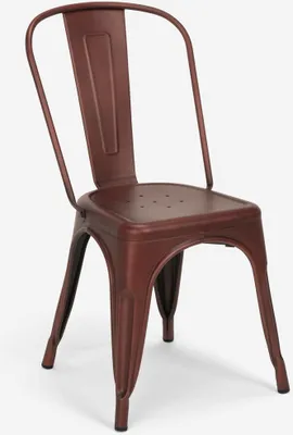 Produktbild von stühle im industriedesign aus metall vintage shabby chic stil steel old - Bronze