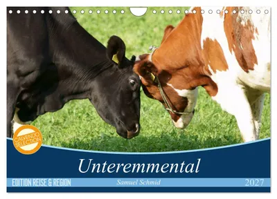 Produktbild von Unteremmental (Wandkalender 2027 DIN A4 quer), CALVENDO Monatskalender