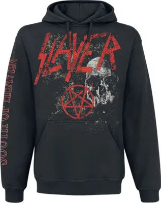 Produktbild von Slayer Kapuzenpullover Herren Skull schwarz S