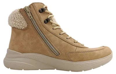 Imagen del producto de Zapatos de cordones para mujer Rieker, color beige, estilo casual