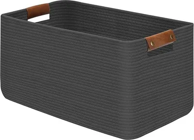 Produktbild von PolkaHome® Große faltbare Wäschewanne, Wäschekorb für Decken, Spielzeug, Handtücher, gewebte Aufbewahrungskörbe, Kinderzimmer,