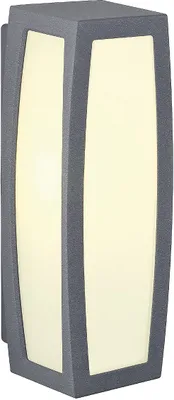 A product shot of an outdoor wall light.