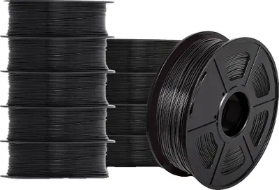 Obrázek produktu pro vlákno pro 3D tiskárny, materiál PLA, průměr 1,75 mm, PLA PLUS černá