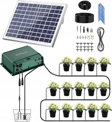 Produktbild von Solarny System Nawadniania Automatyczne Podlewanie Do 50 Roślin Duży Zestaw