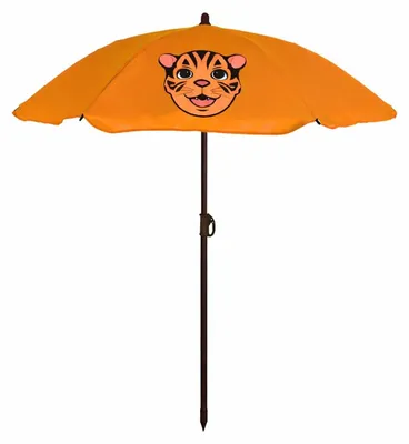 Image de Parasol pour enfants - Diamètre 110 cm - Résistant aux intempéries - Orange