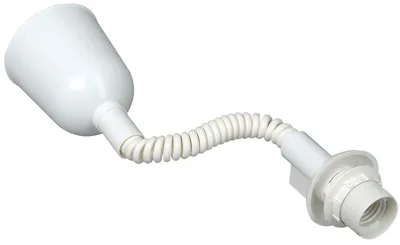 Produktbild von Kopp Schnurpendel für Lampenschirm, E27, ausziehbar 40cm bis 120cm, Weiß