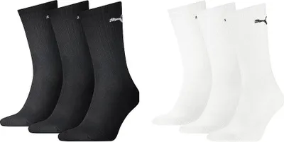 Produktbild von PUMA SPORT Lightweight Crew Socken (3 Paar) Black UK Größe 2.5-5