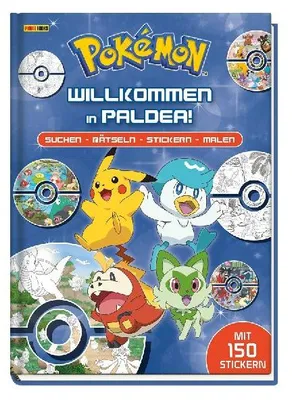 Produktbild von Pokémon: Willkommen in Paldea!: Suchen - Rätseln - Stickern - Malen