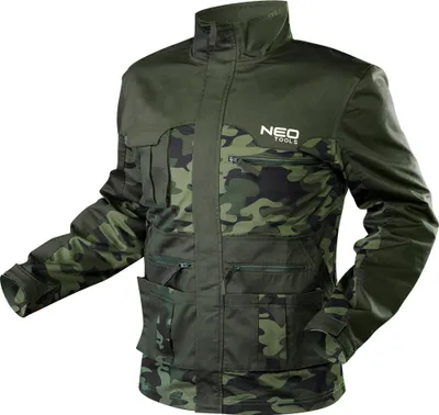 Produktbild von NEO TOOLS Bluza robocza CAMO, rozmiar XXXL
