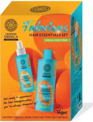 Productafbeelding van Oblepikha Volume & Repair Set: Shampoo voor alle haartypes, 200 ml + Conditioner, 200 ml