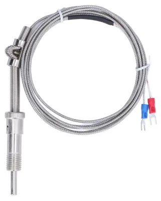 Produktbild von K-Typ-Schraubsonden-Temperatursensor, Thermoelement-Wandler mit geradem Griff, 0-800 ℃ WRNT