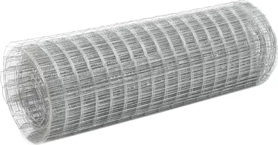 Obrázok produktu pre Drôtené pletivo, pozinkovaná oceľ 25x0,5 m, strieborné