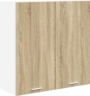 Produktbild von vidaXL Hängeschrank mit Tür Sonoma-Eiche 80 x 31 x 80 cm Holzwerkstoff