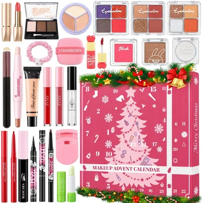 Obrázek produktu pro Adventní Kalendář s Make-upem 2026 pro Dívky a Ženy 24 Dní Beauty Kalendář