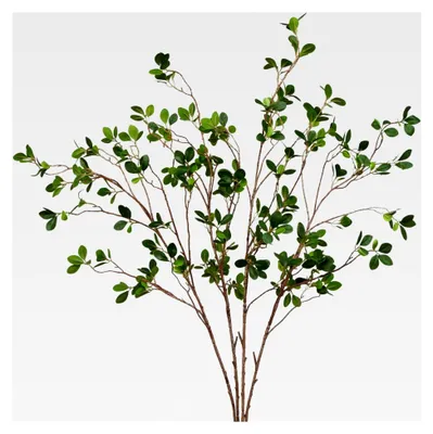 Produktbild von 4 Stück Künstliche Pflanzen wie echte Zweige Deko 114 cm Olivenzweige Künstlich Korkenzieherhasel Äste Weidenkätzchen Kunstpflanze Dekozweige für Bodenvase Zuhause Büro