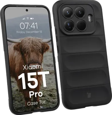 Produktbild von Robuste Handyhülle für Xiaomi 15T Pro, Bizon Case Tur, Schwarz