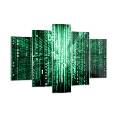 Produktbild von Bilder auf glas - Abstrakt zusammenfassungszahlen - 150x100cm - Glasbilder - Wandbilder - Kunstdruck - Wanddekoration aus Glas - Glas Bilder - Wandbild auf Glas - GEA150x100-2290