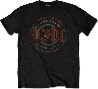 Produktbild von AC/DC Est. 1973 Black 2XL T-Shirt