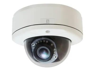Immagine prodotto di LevelOne FCS-3083 - Telecamera di sorveglianza di rete - A cupola - Per esterni - Antivandalismo / Resistente alle intemperie - A colori (giorno e notte)