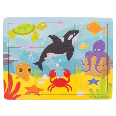Immagine prodotto di Bigjigs Toys Puzzle in legno Mondo Marino
