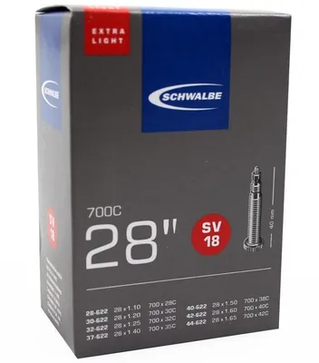 Produktbild von Schwalbe Schlauch SV18 40mm (28"/700C) 28/44-622