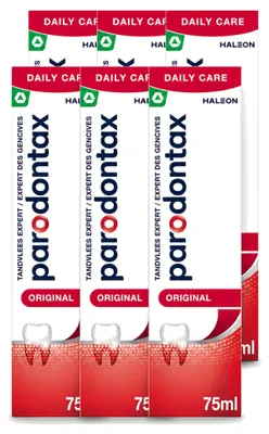 Immagine prodotto di 6 tubetti di dentifricio Parodontax Original - 75 ml - confezione - 6 pezzi
