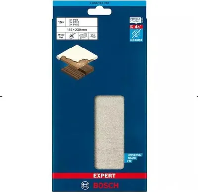 Produktbild von EXPERT M480 Schleifnetz Set, 115x230mm, K80-180, 10-tlg.