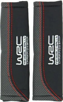 Immagine prodotto di WRC 007593, Imbottitura per cintura di sicurezza, Nero, Tinta unita, Universale, Chiusura a velcro, Borsa in PE