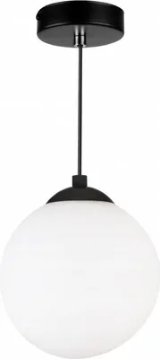 Produktbild von Light-Home Florence Lampenschirm Hängelampe Hängeleuchte - Deckenlampe Industrial für Wohnzimmer Schlafzimmer und Esszimmer - Pendelleuchte Glas mit Metall - Schwarz