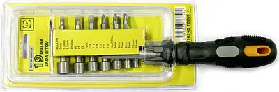 Produktbild von Bit- und Steckschlüssel-Satz Strend Pro SD0539, 19-teilig, mit Ratschenschraubendreher
