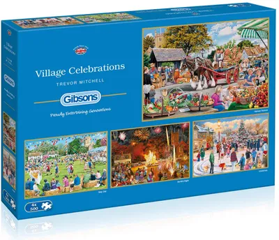 Produktbild von Gibsons Village Celebrations, 500 Stück(e)