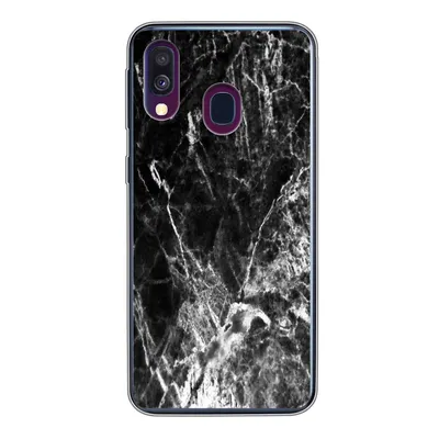 Produktbild von MuchoWow® Handyhülle Schutzhülle Hülle für Samsung Galaxy A40 Marmor - Stein - Luxus Silikon Softcase Handy Hülle - Handy-Tasche