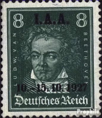Produktbild von Briefmarken Deutsches Reich 1927 Mi 407 mit Falz Arbeitsamt