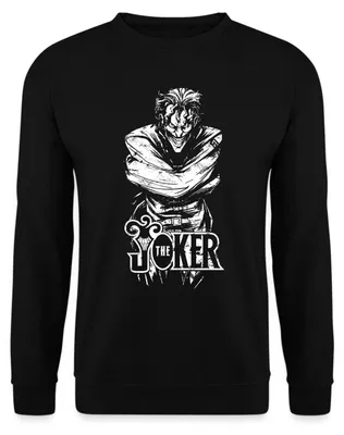 Produktbild von Spreadshirt Joker Zwangsjacke Uni Pullover, S, Schwarz
